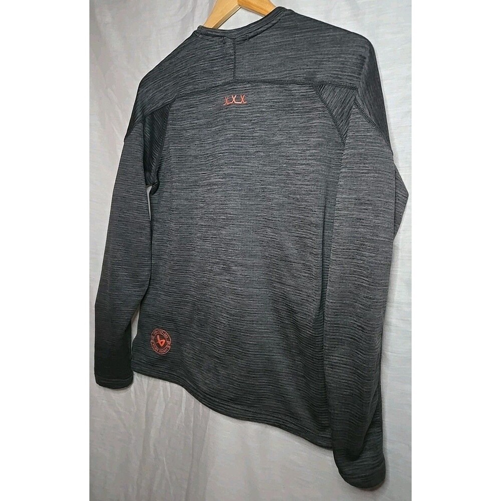 Bauer Hockey First Line Heathered Long Sleeve SweatShirt, Sz Small, Gray - Picture 6 of 9